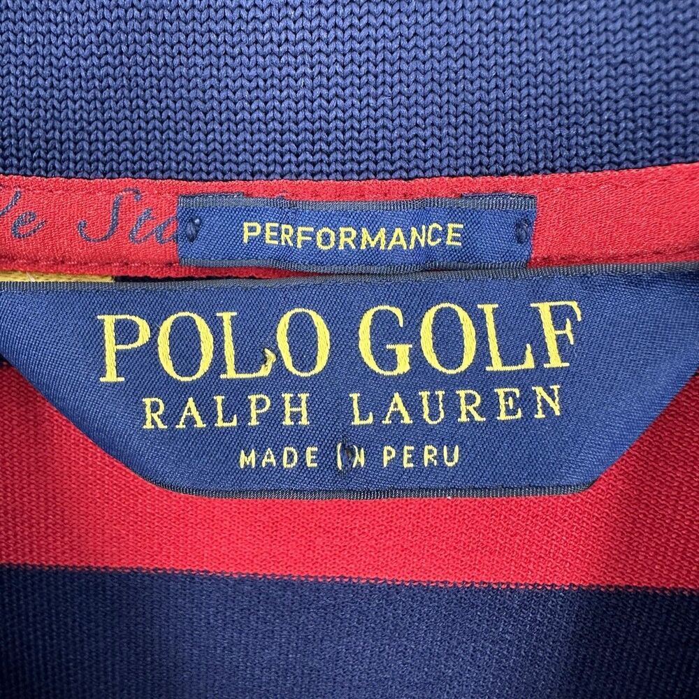 Polo Golf Ralph Lauren Polo Shirt Mens M Ryder Cup 2014 Scotland USA Performance - Picture 14 of 16